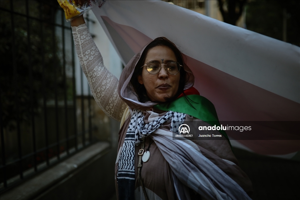 В Колумбии прошла акция в знак солидарности с народом Палестины