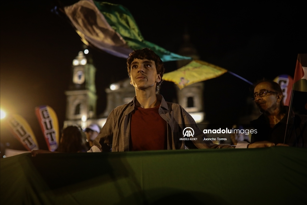 В Колумбии прошла акция в знак солидарности с народом Палестины