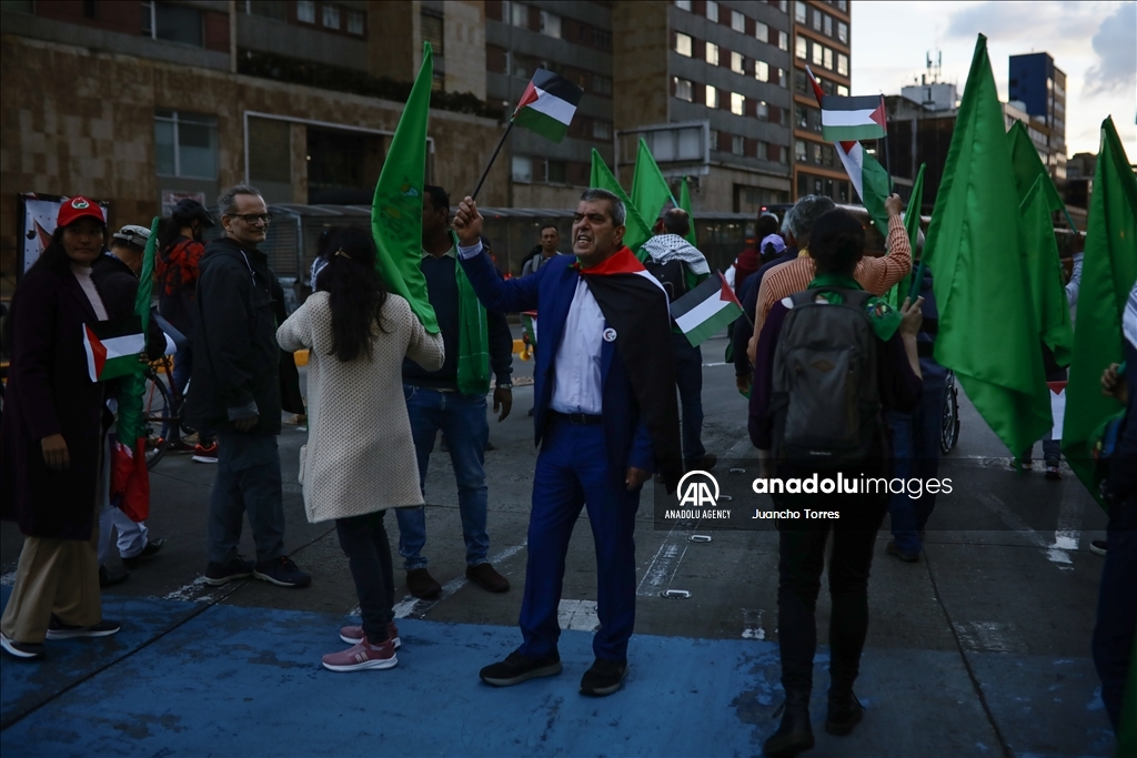 В Колумбии прошла акция в знак солидарности с народом Палестины