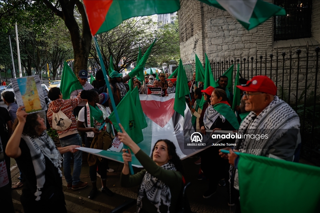В Колумбии прошла акция в знак солидарности с народом Палестины