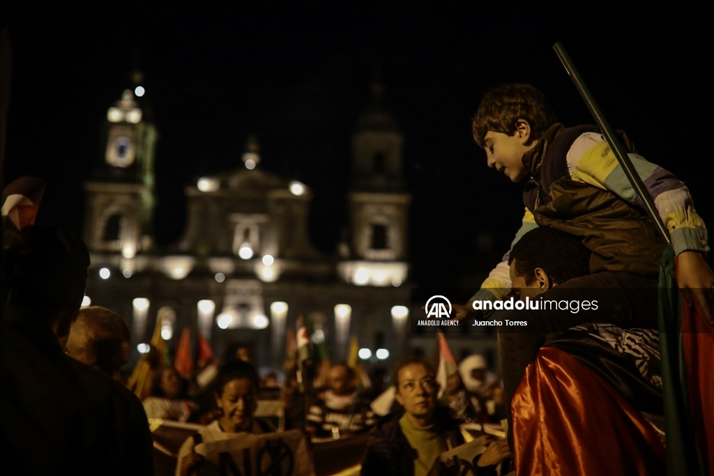 В Колумбии прошла акция в знак солидарности с народом Палестины