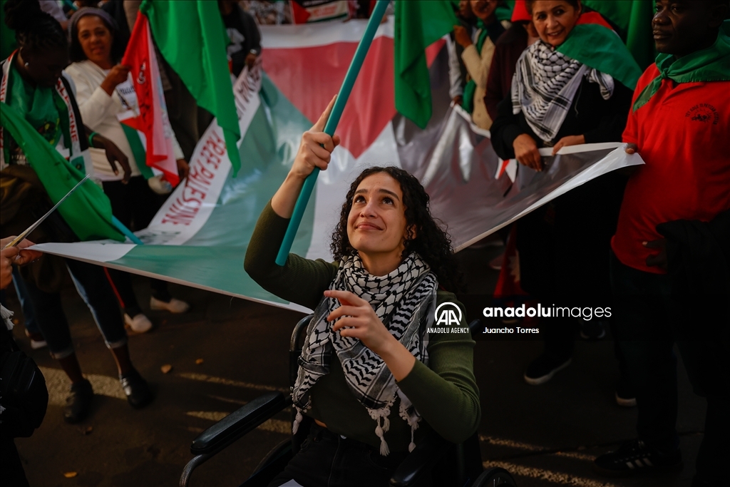 В Колумбии прошла акция в знак солидарности с народом Палестины