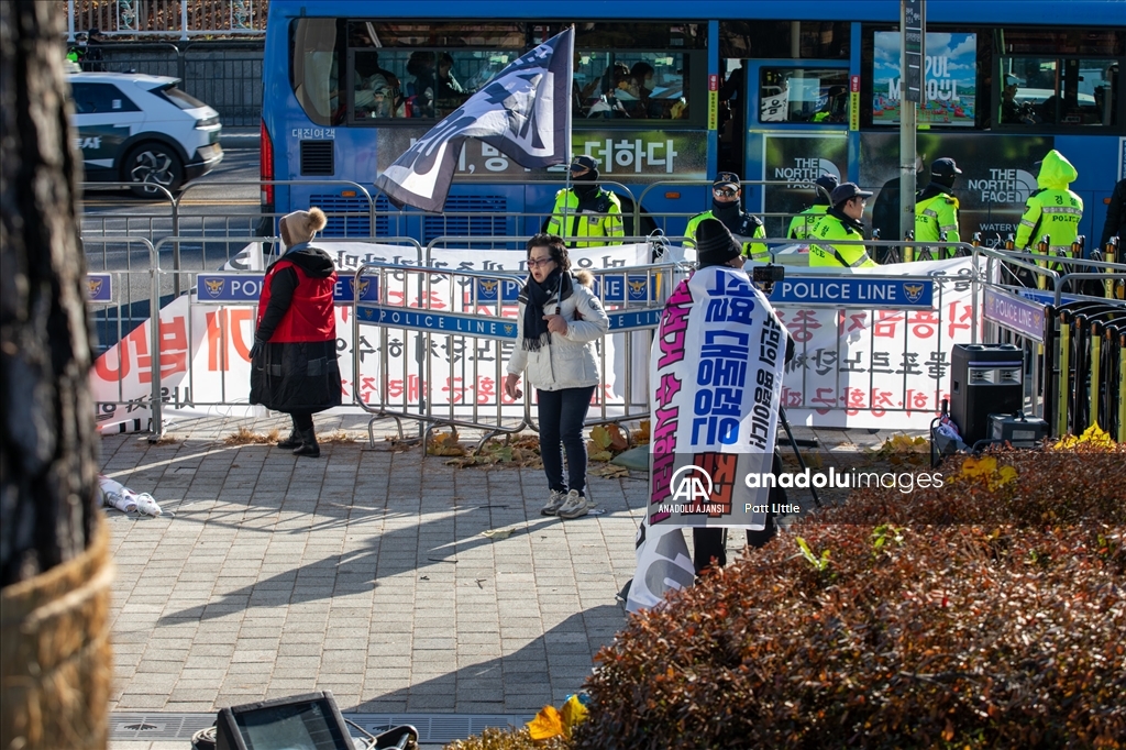 Güney Kore'de köpek eti yasağına karşı protesto  