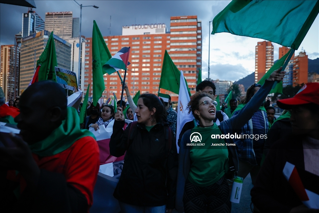 В Колумбии прошла акция в знак солидарности с народом Палестины