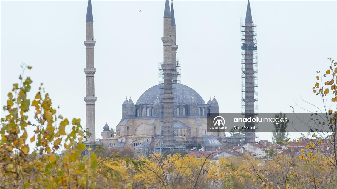 Edirne hazan renklerine büründü