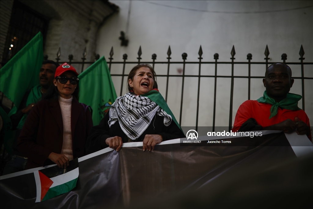 В Колумбии прошла акция в знак солидарности с народом Палестины