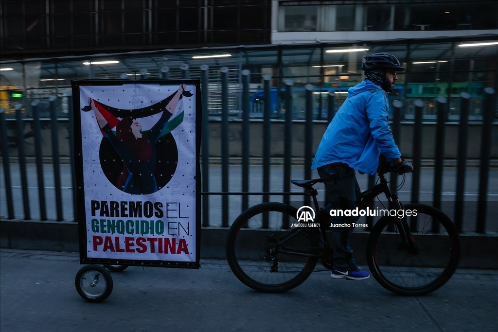 В Колумбии прошла акция в знак солидарности с народом Палестины
