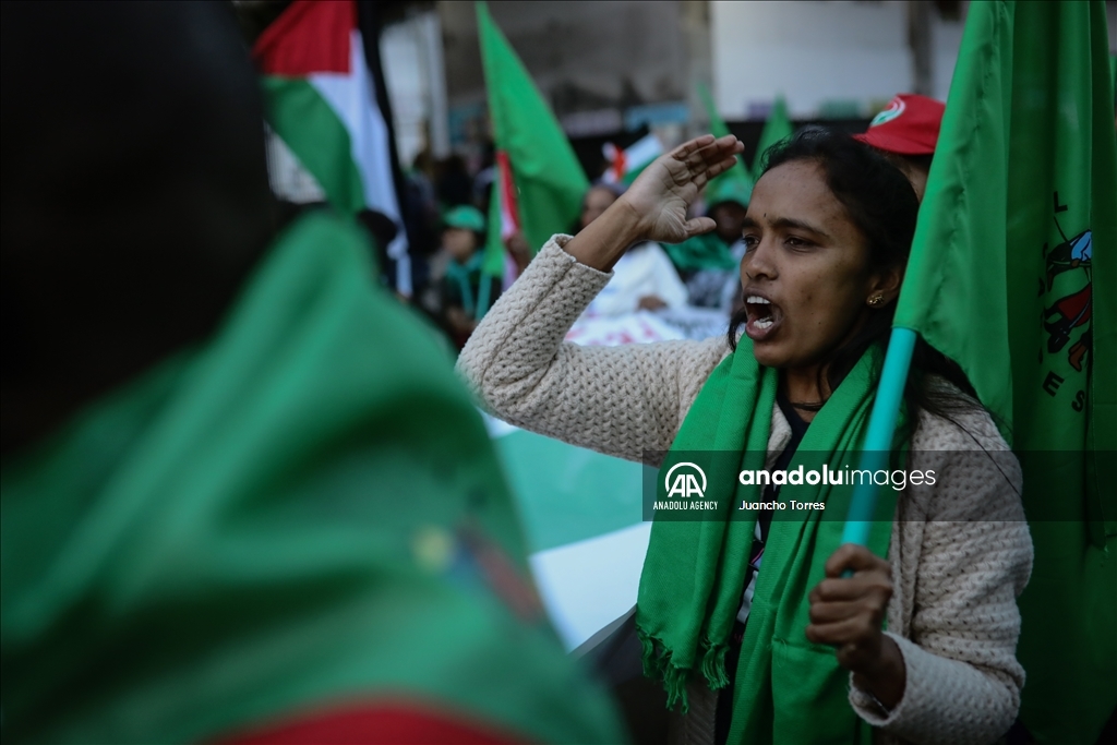 В Колумбии прошла акция в знак солидарности с народом Палестины