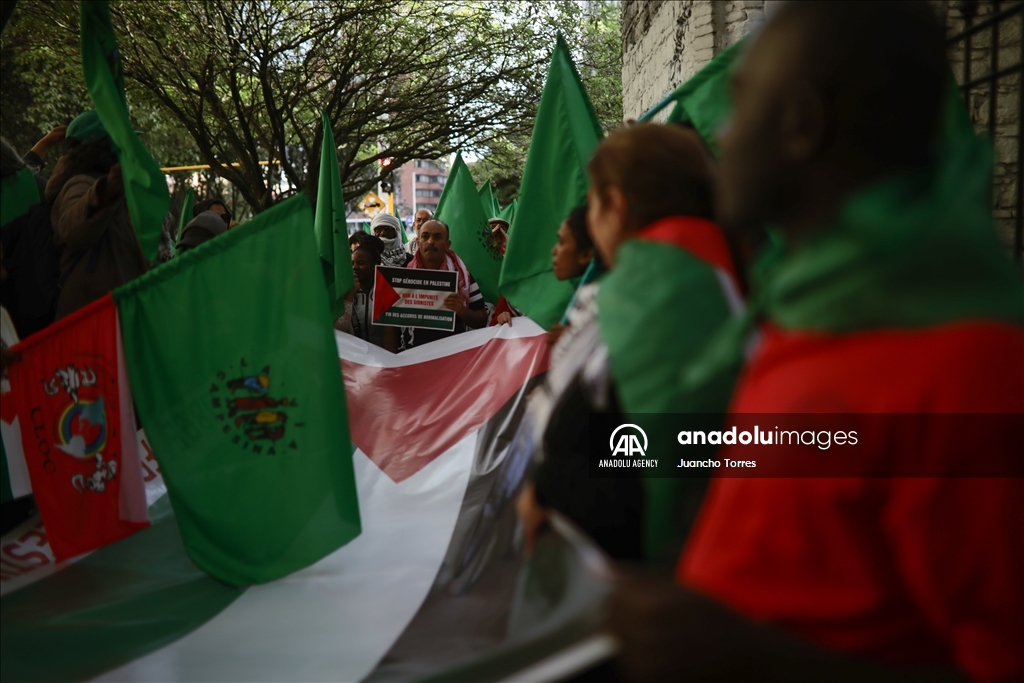 В Колумбии прошла акция в знак солидарности с народом Палестины