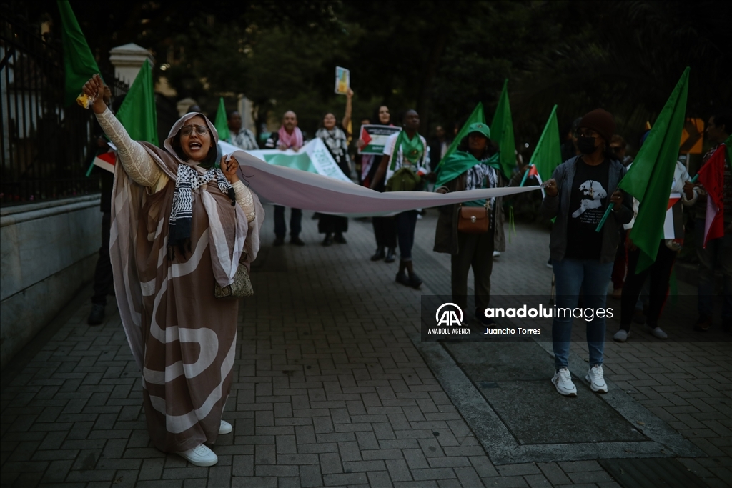 В Колумбии прошла акция в знак солидарности с народом Палестины