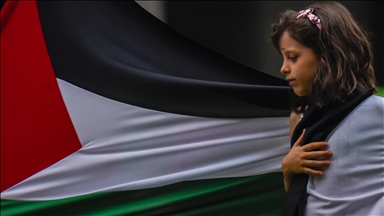 Brezilya'da Filistin halkıyla dayanışma eylemi