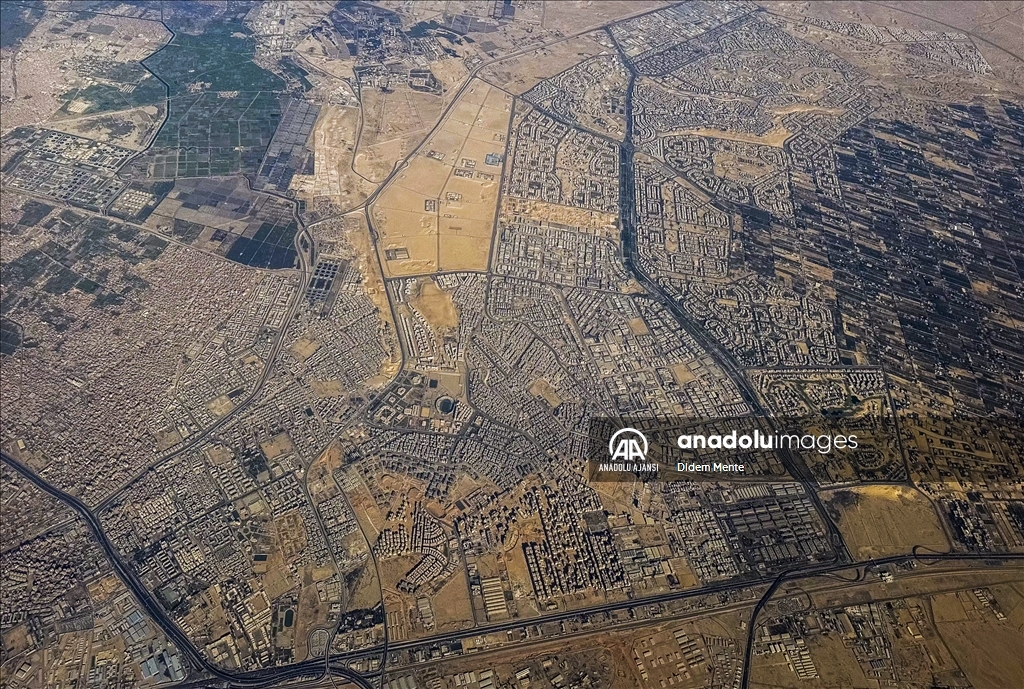 Mısır'ın El Oour bölgesi havadan görüntülendi