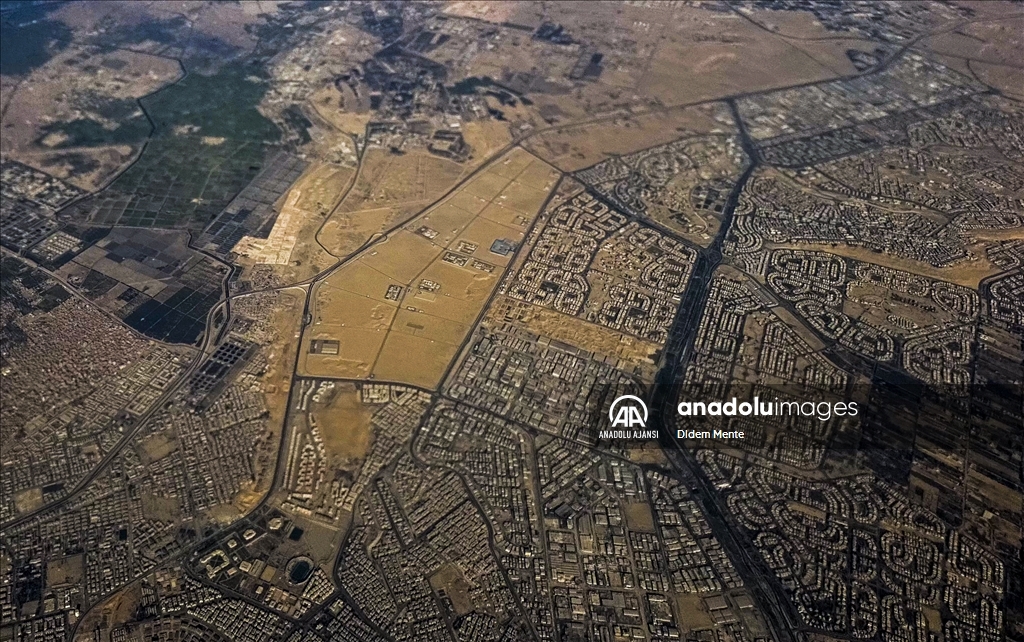 Mısır'ın El Oour bölgesi havadan görüntülendi
