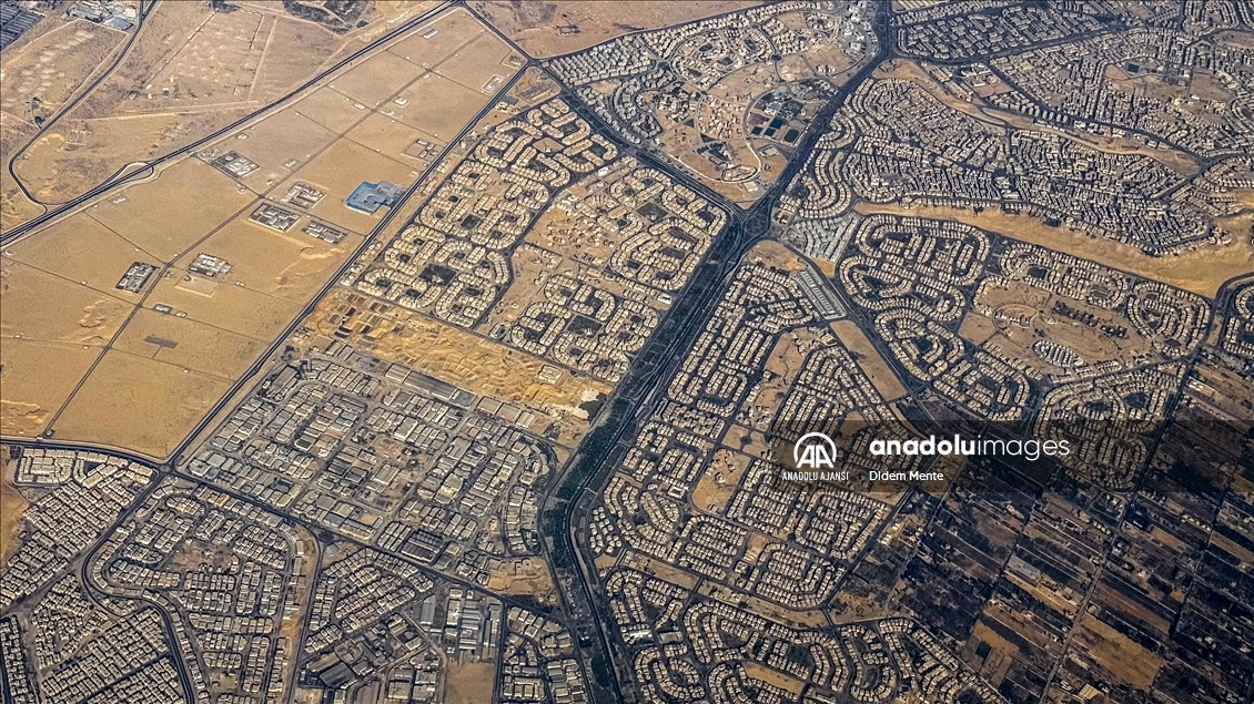 Mısır'ın El Oour bölgesi havadan görüntülendi