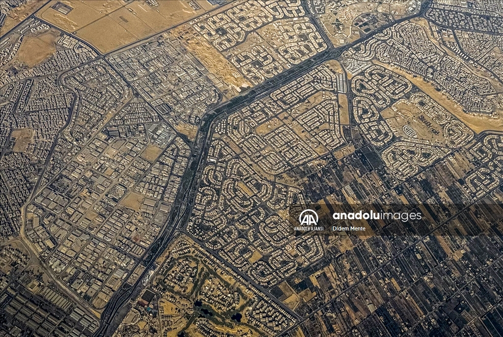 Mısır'ın El Oour bölgesi havadan görüntülendi