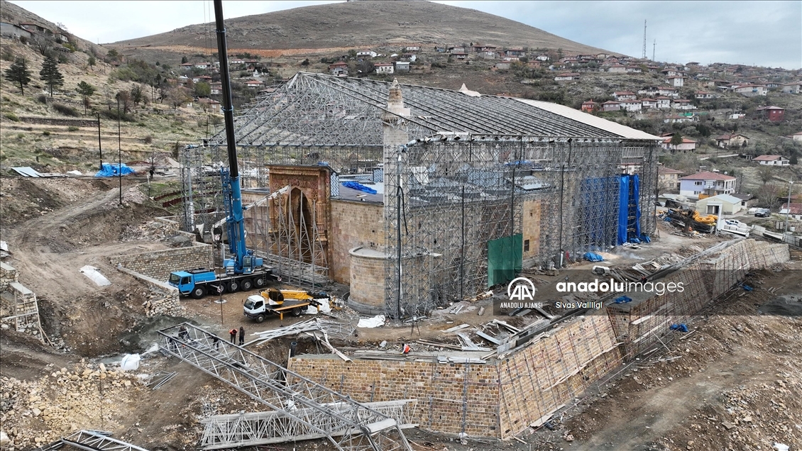 Divriği Ulu Camii ve Darüşşifası'ndaki restorasyonda sona yaklaşıldı