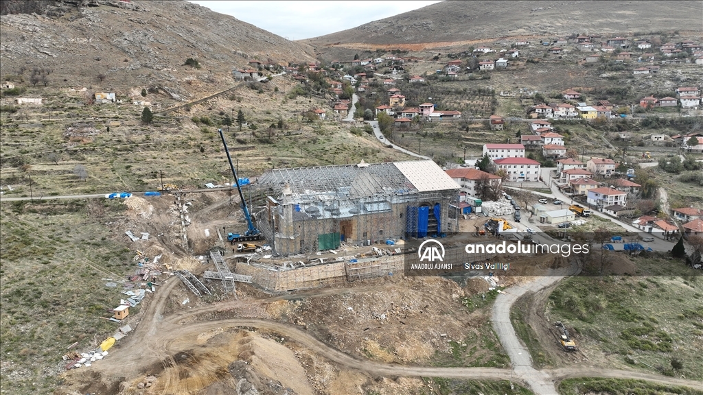 Divriği Ulu Camii ve Darüşşifası'ndaki restorasyonda sona yaklaşıldı