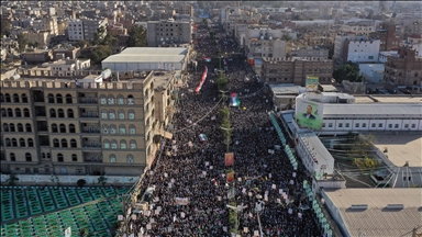 Yemen'de Filistin'e destek gösterisi