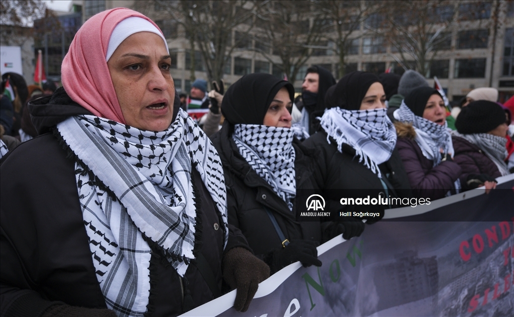 Pro-Palestinian demonstration in Berlin - Anadolu Ajansı