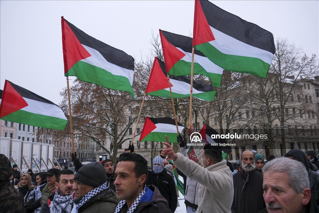 Pro-Palestinian demonstration in Berlin - Anadolu Ajansı