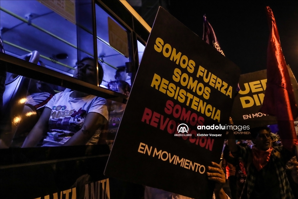 Peru'da hükümet karşıtı gösteri