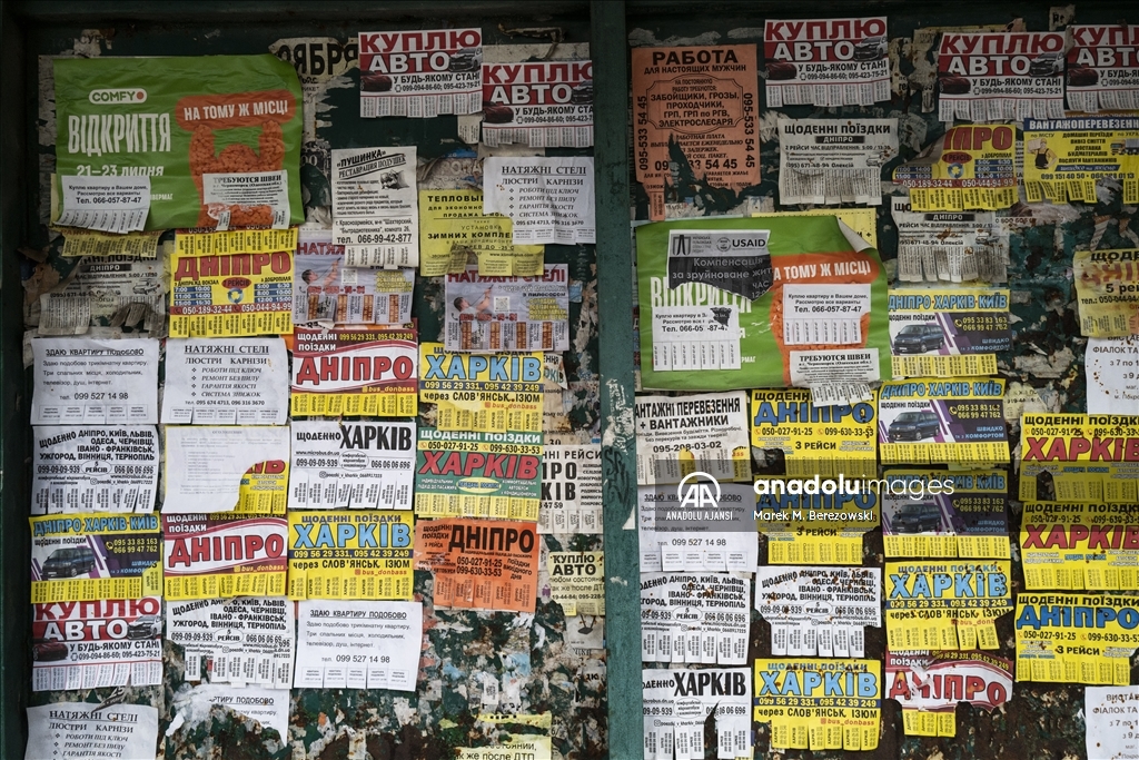 Ukrayna'da savaşın izleri