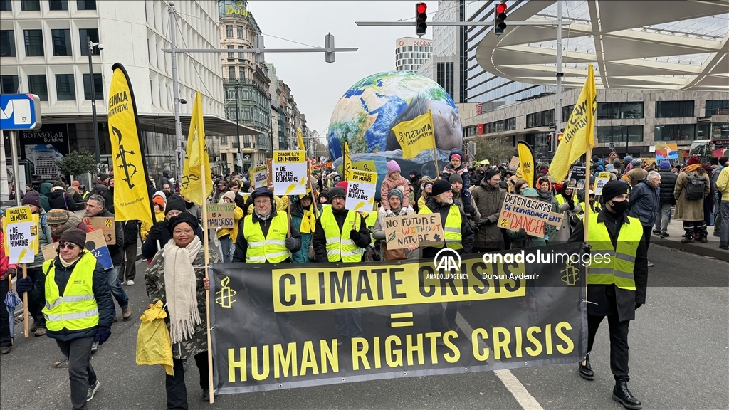 "Climate and Justice" march in Brussels