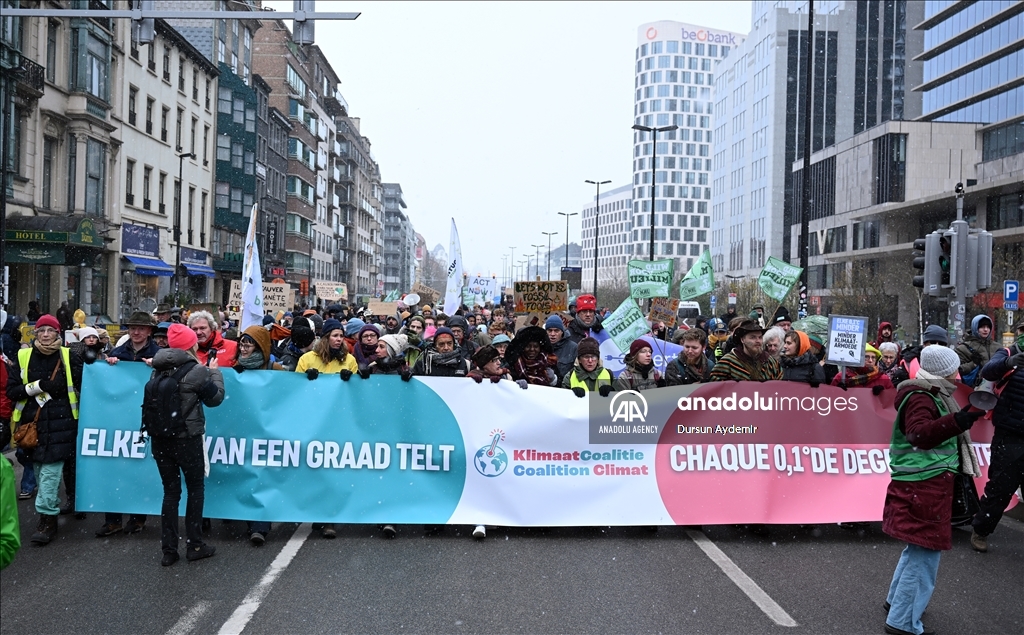 "Climate and Justice" march in Brussels