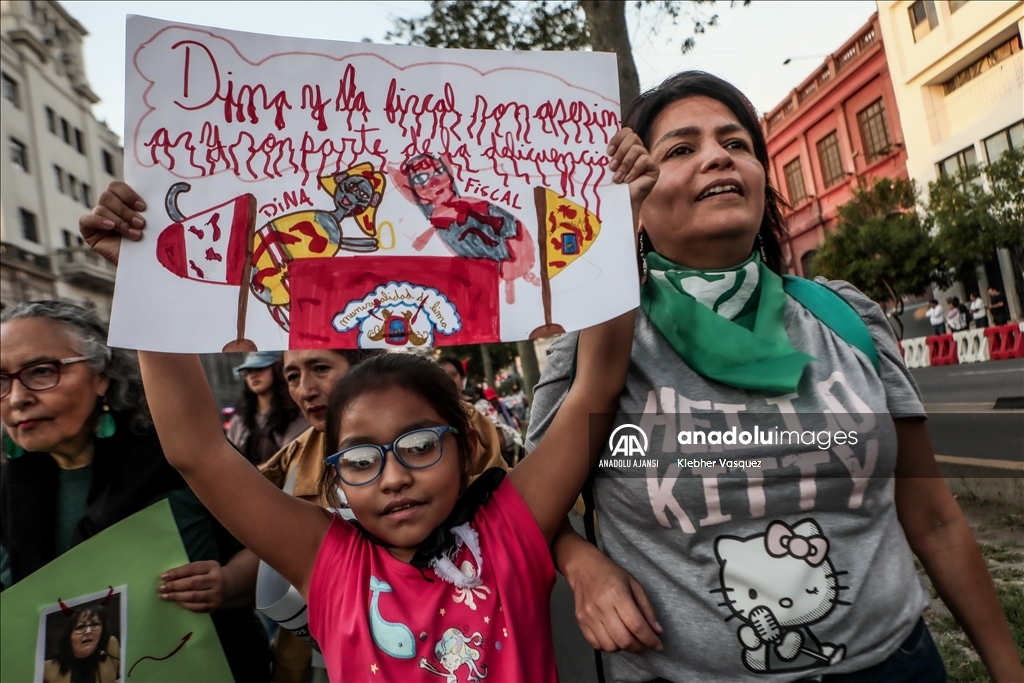 Peru'da hükümet karşıtı gösteri