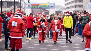 ABD'de geleneksel "Noel Baba Koşusu" yapıldı
