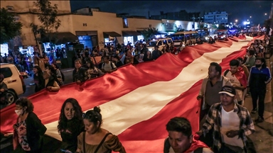 Peru'da hükümet karşıtı gösteri