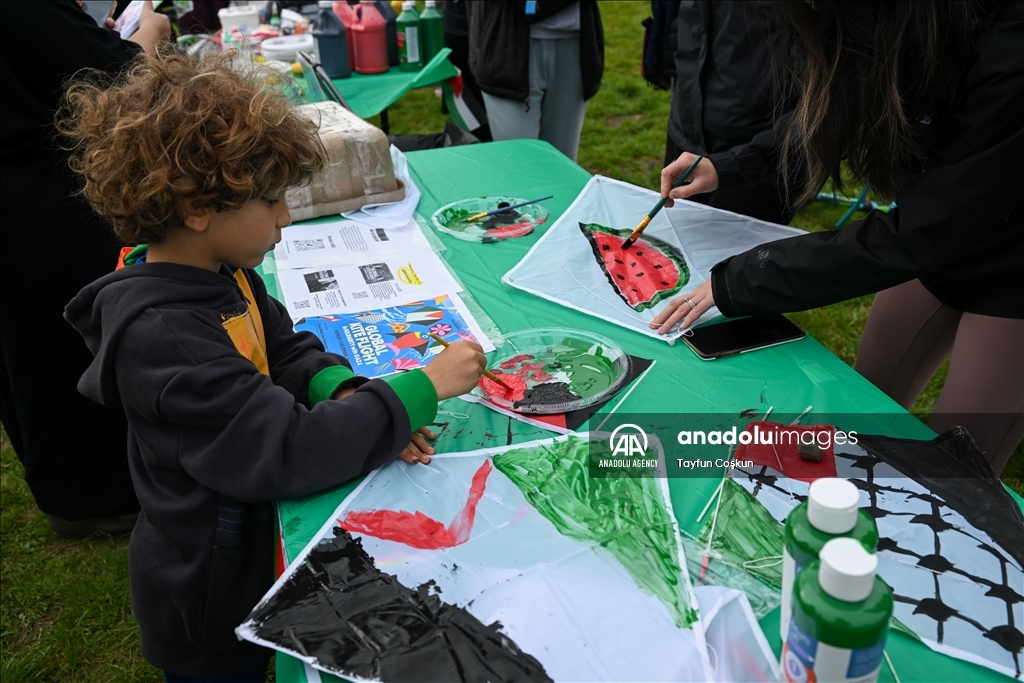 Global Kite Flight in Solidarity with Gaza in San Francisco