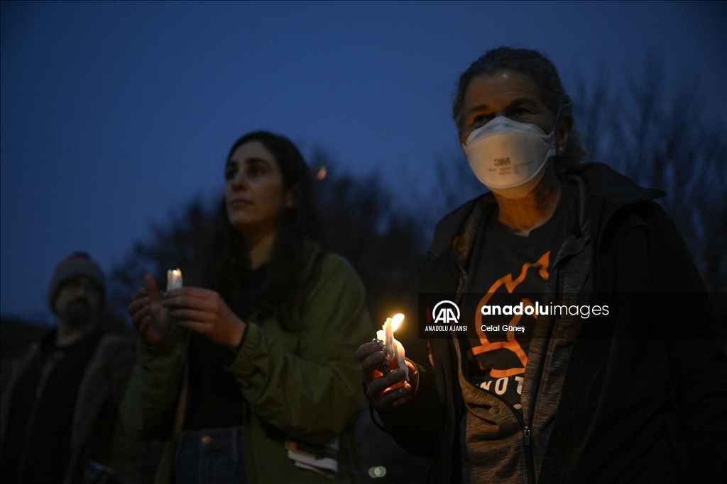 Washington DC'de İsrail karşıtı gösteri