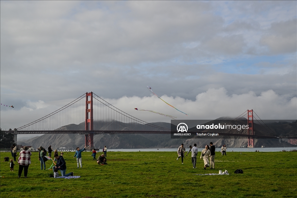 Global Kite Flight in Solidarity with Gaza in San Francisco
