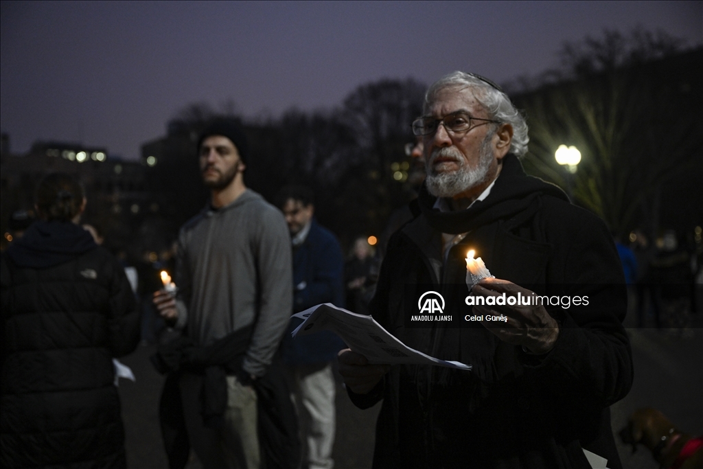 Washington DC'de İsrail karşıtı gösteri
