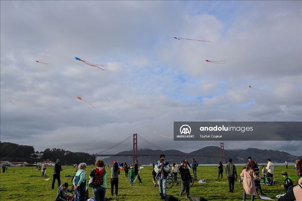 Global Kite Flight in Solidarity with Gaza in San Francisco