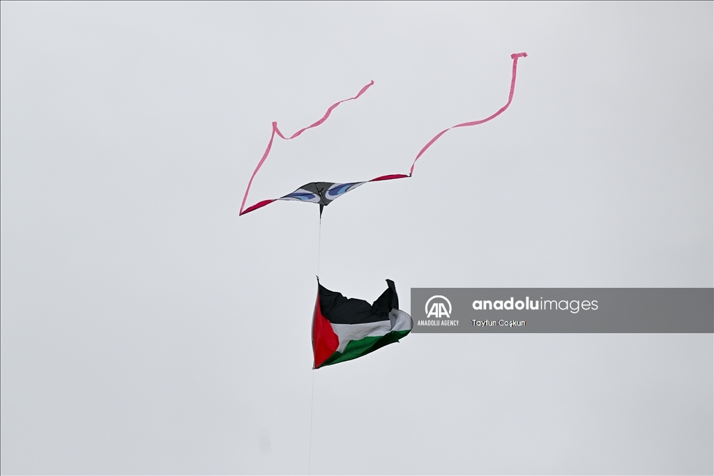 Global Kite Flight in Solidarity with Gaza in San Francisco