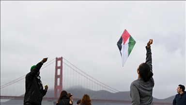 San Francisco'da Filistin'e destek için uçurtma etkinliği düzenlendi