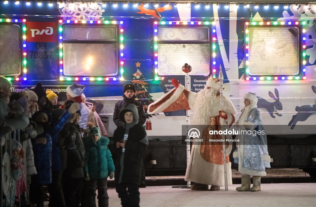 Train of Ded Moroz - Anadolu Ajansı