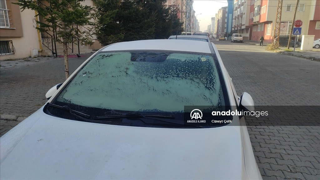 Kars'ta soğuk hava etkili oluyor