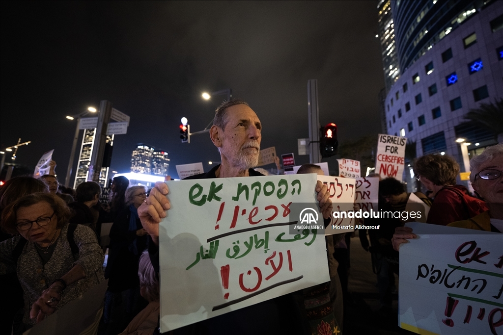 Israeli activists call for ceasefire in Tel Aviv