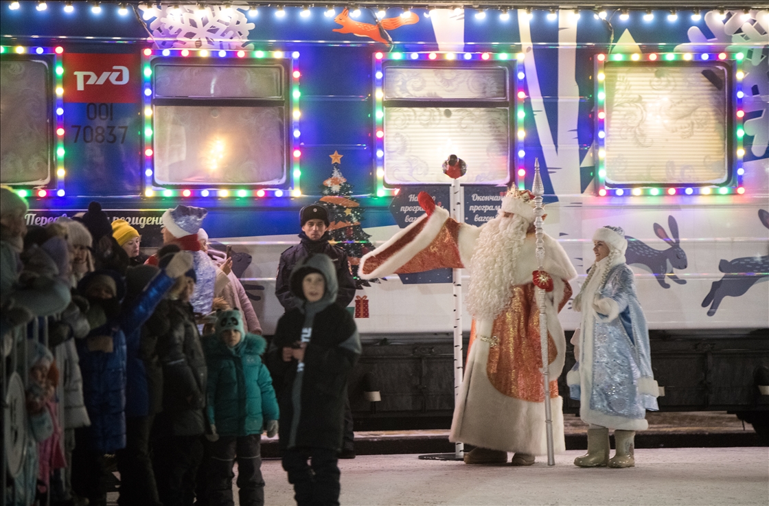Train of Ded Moroz