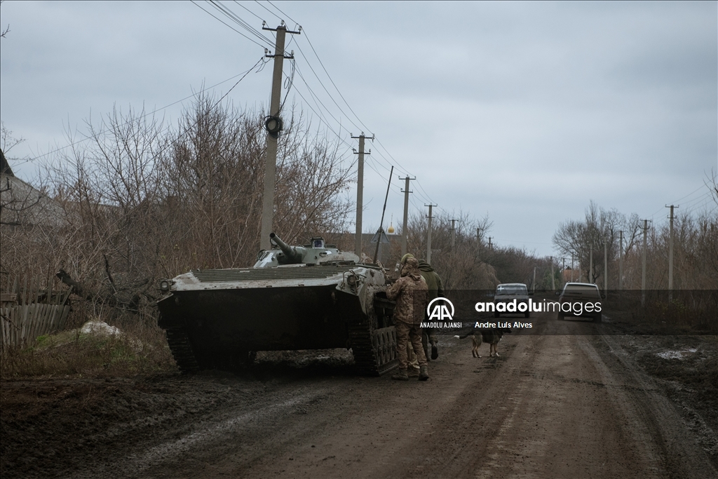 Ukrayna'nın Avdiyivka cephe hattında askeri hareketlilik devam ediyor
