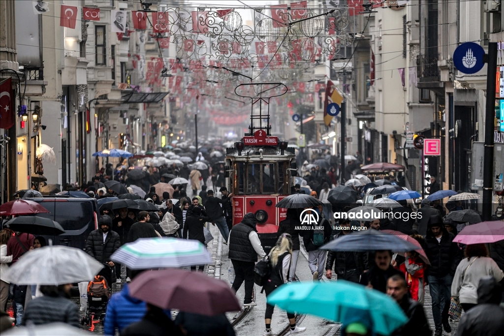 İstanbul'da yağışlı hava