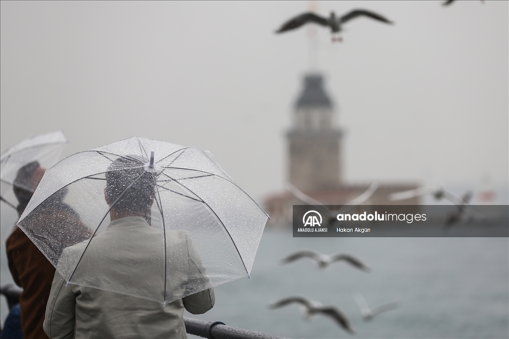 İstanbul'da puslu hava