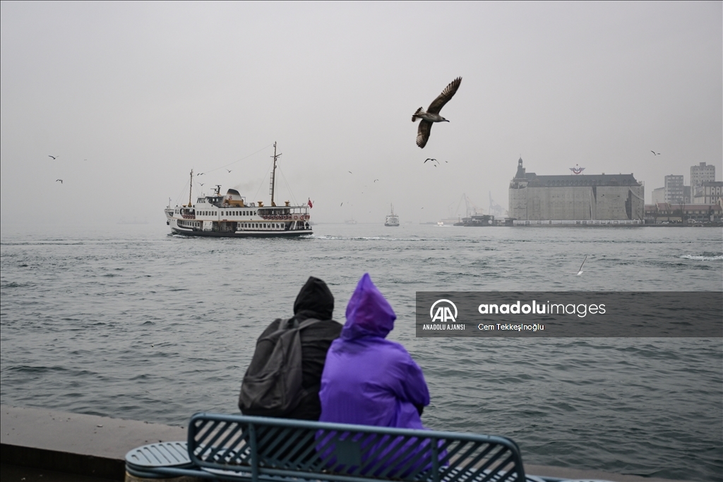 İstanbul'da yağışlı hava