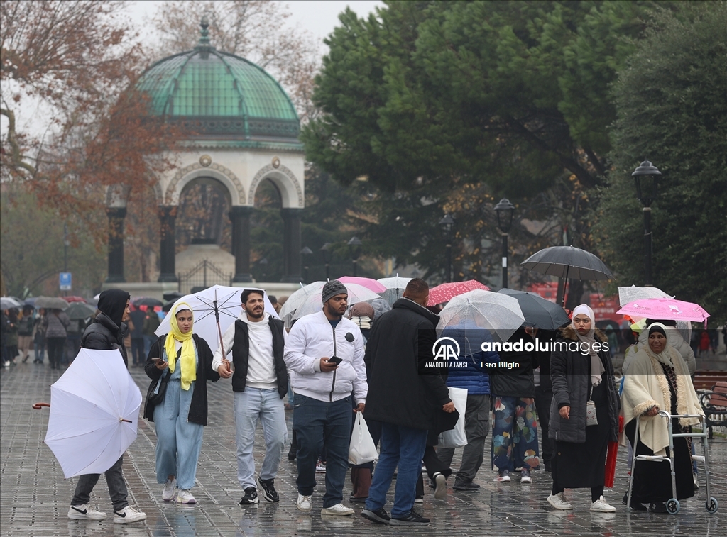 İstanbul'da yağışlı hava