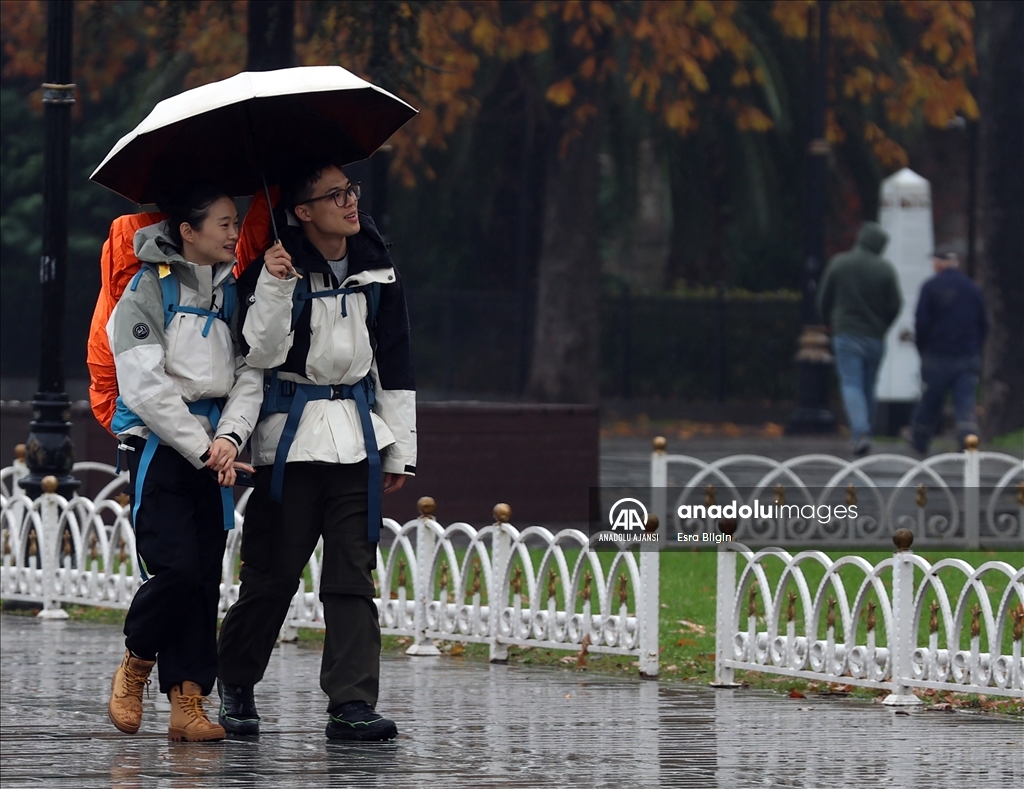 İstanbul'da yağışlı hava