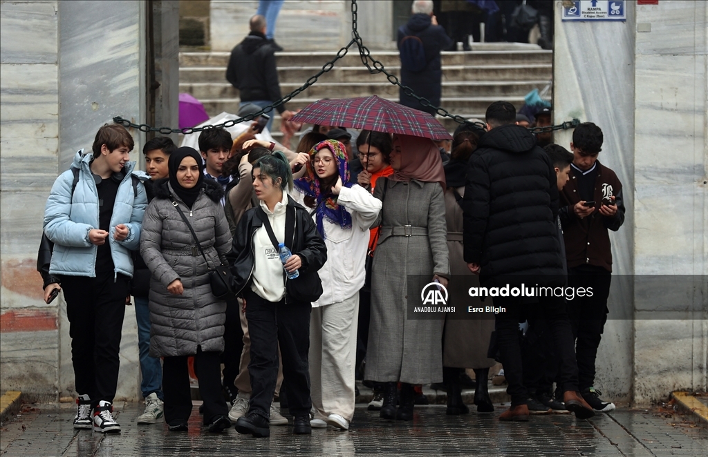 İstanbul'da yağışlı hava