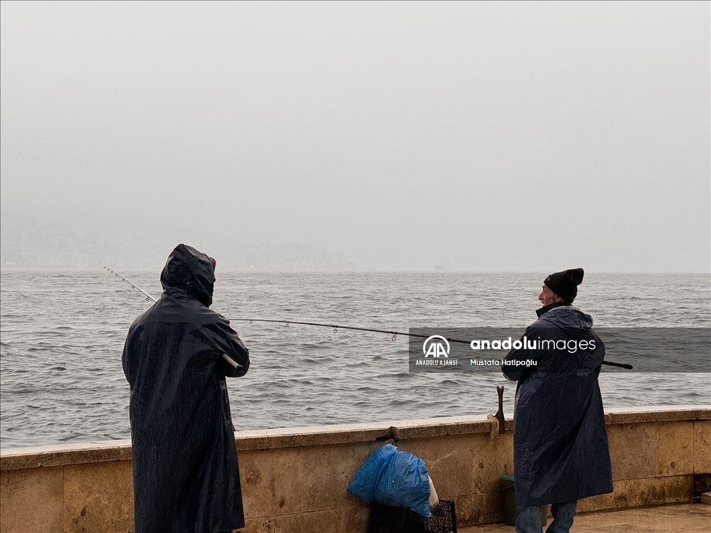 İstanbul'da puslu hava